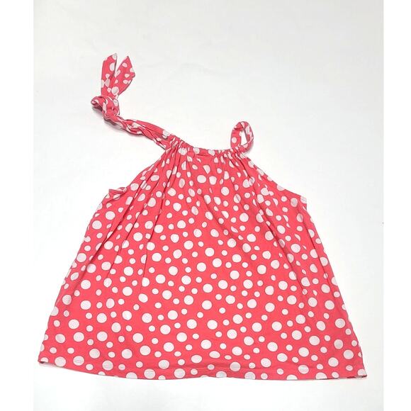 Cato orange polka dot tie neck tank women's large - Picture 5 of 5